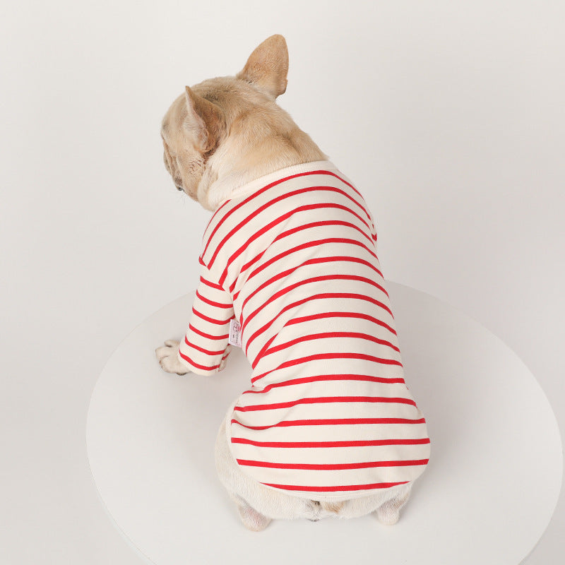 Leichter Hundesweater mit Knopfleiste