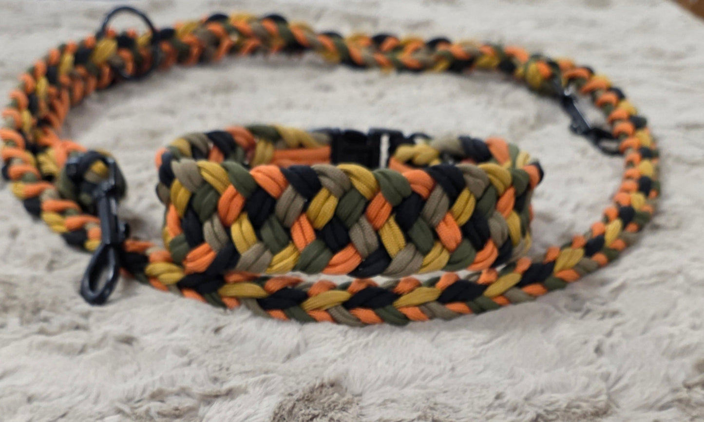 Paracord Halsband Rubys Rainbow 5-farbig