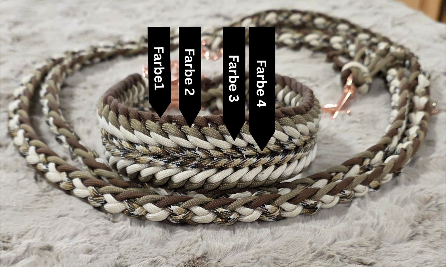 Paracord Halsband Shining Sun 4-farbig