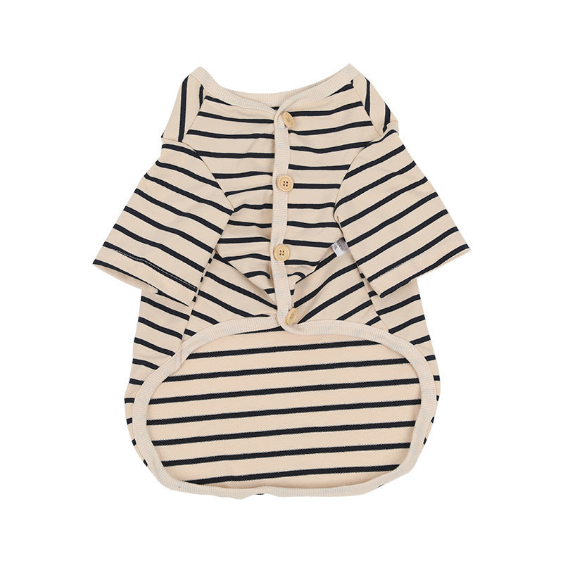 Leichter Hundesweater mit Knopfleiste
