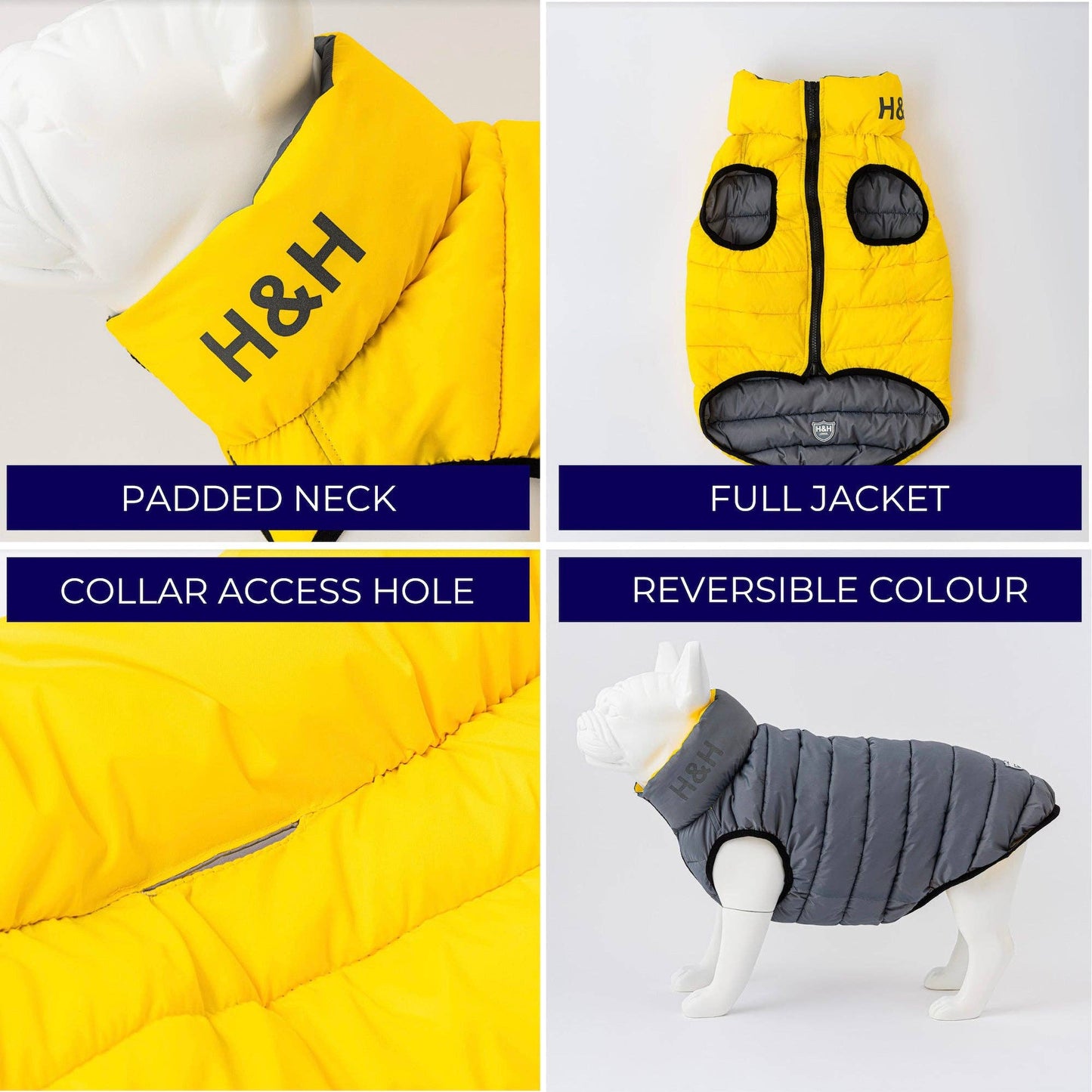 Wendbare Daunenjacke