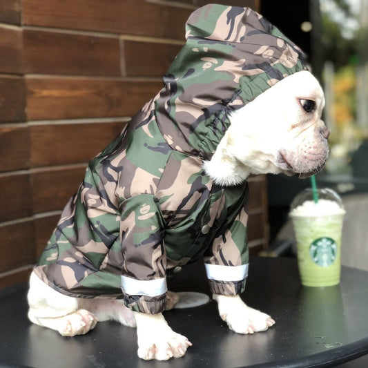 Camouflage Regenjacke