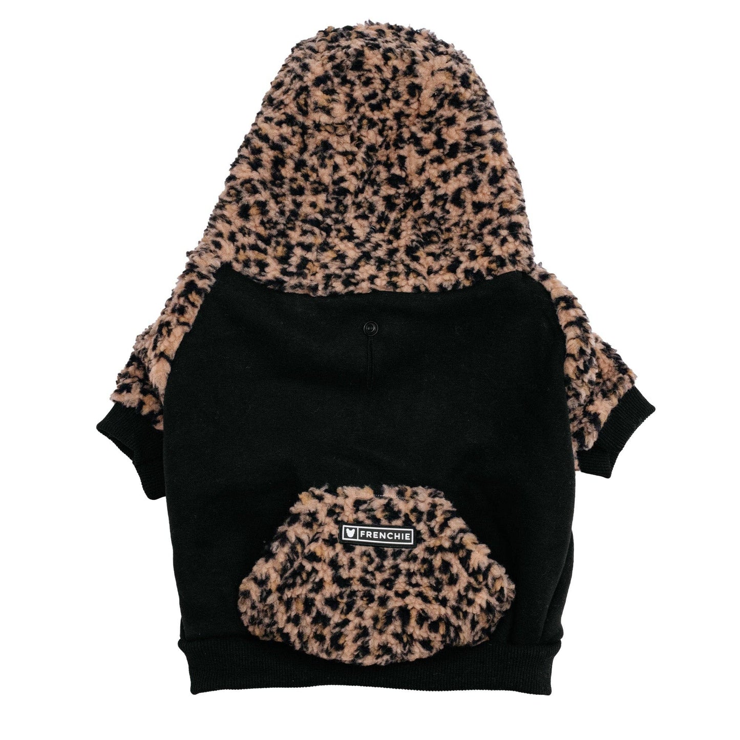 Teddy-Hoodie im Leolook