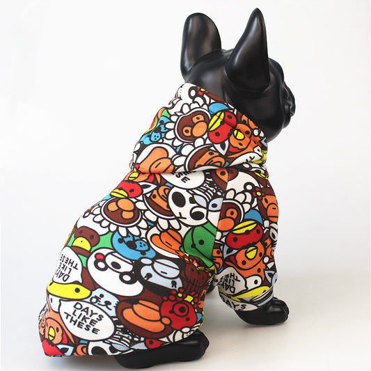Farbiger Hoodie