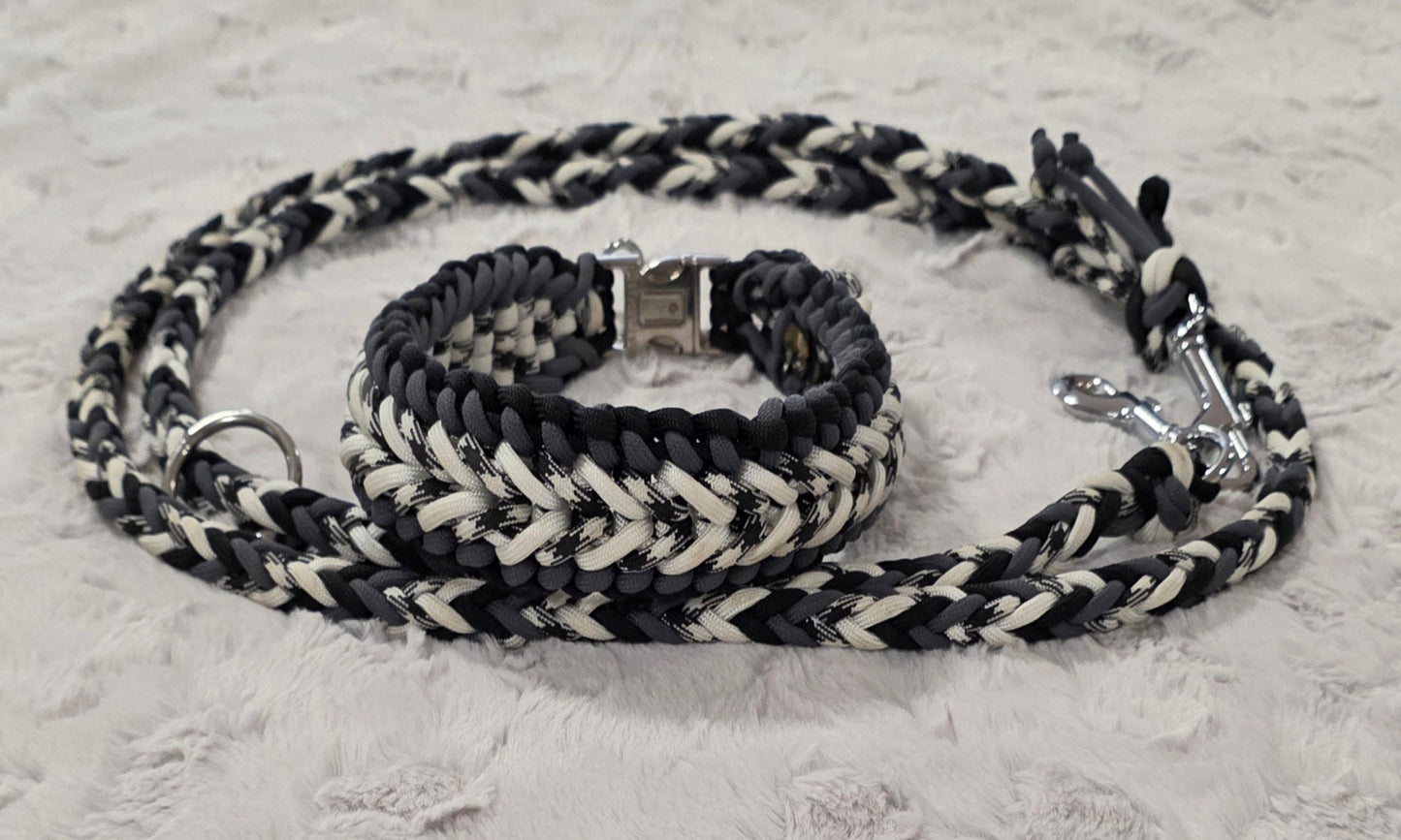 Paracord Halsband Stubborn Milow 4-farbig