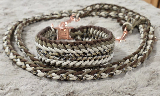 Paracord Halsband Sandman 4-farbig