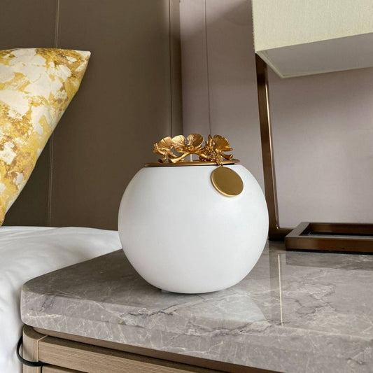 Orchideen-Urne  – handgefertigt –