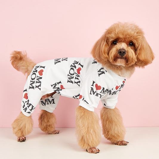 Süsser "I love Mom" / "I love Dad" Jumpsuit