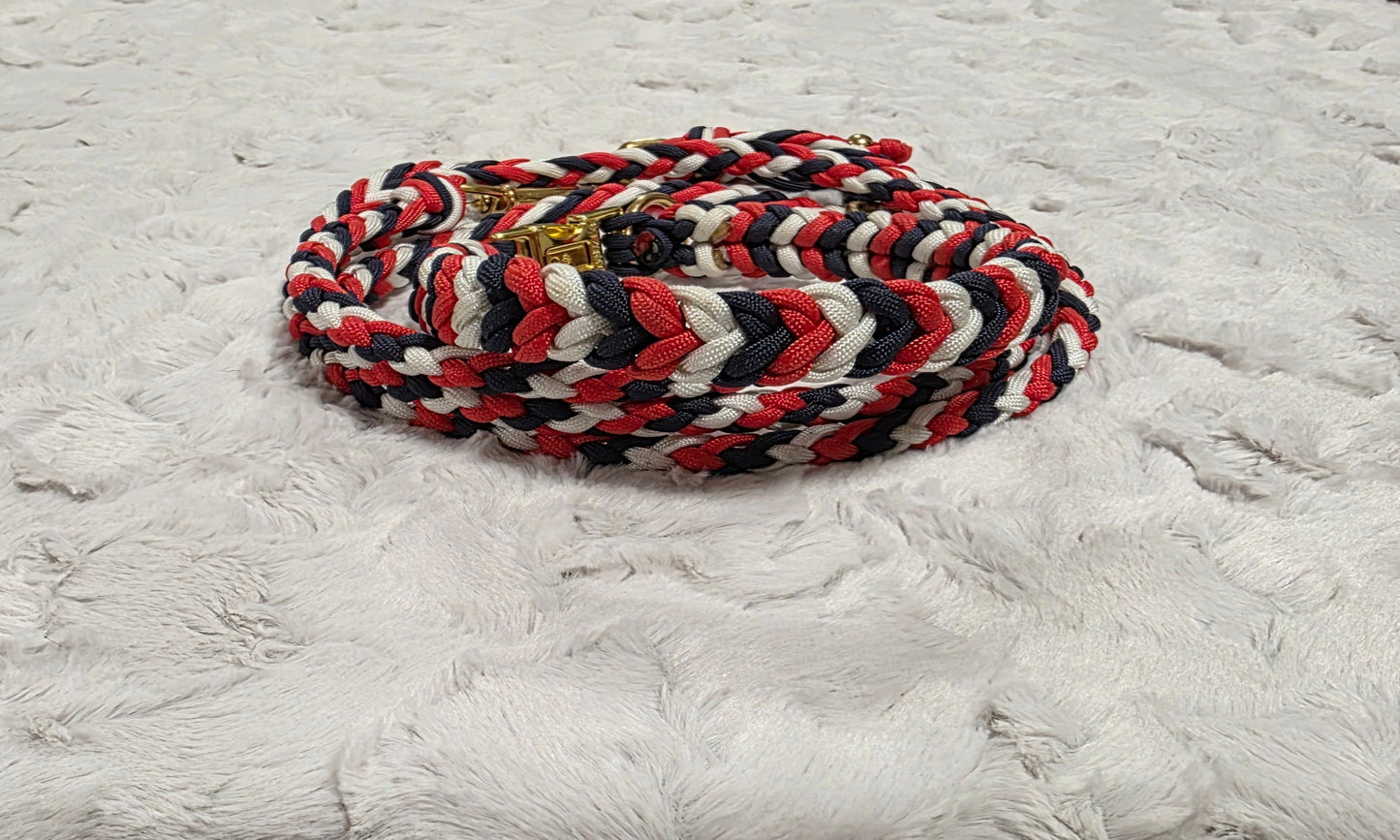 Paracord Halsband Snake Belly 3-farbig