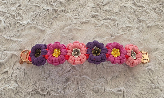 Paracord Halsband Flower