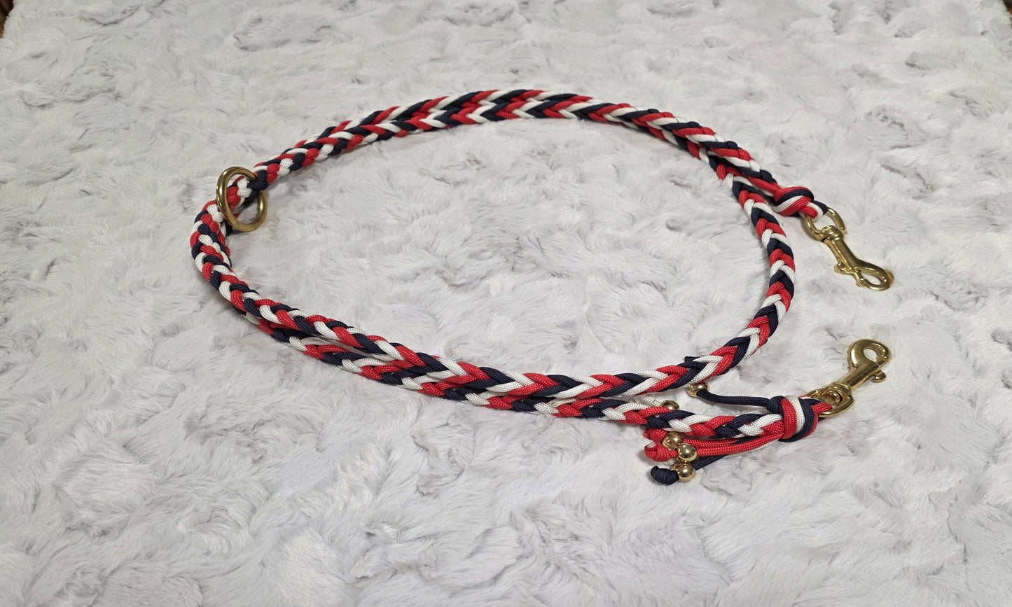 Paracord Leine Gaucho 3 oder 4 farbig